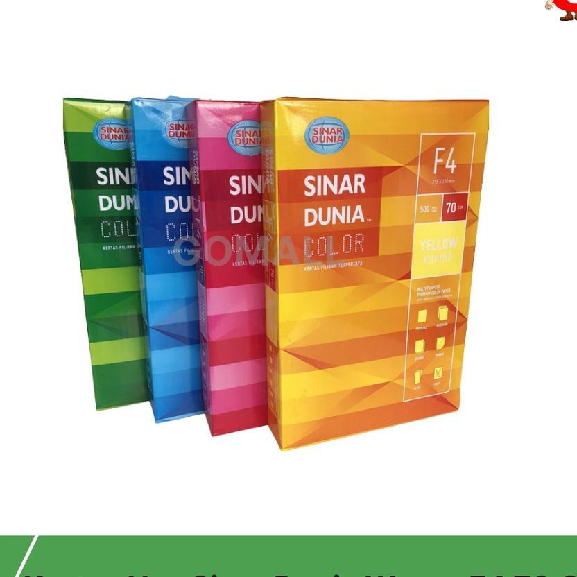 Kertas Hvs Sinar Dunia Warna F4 70 Gram