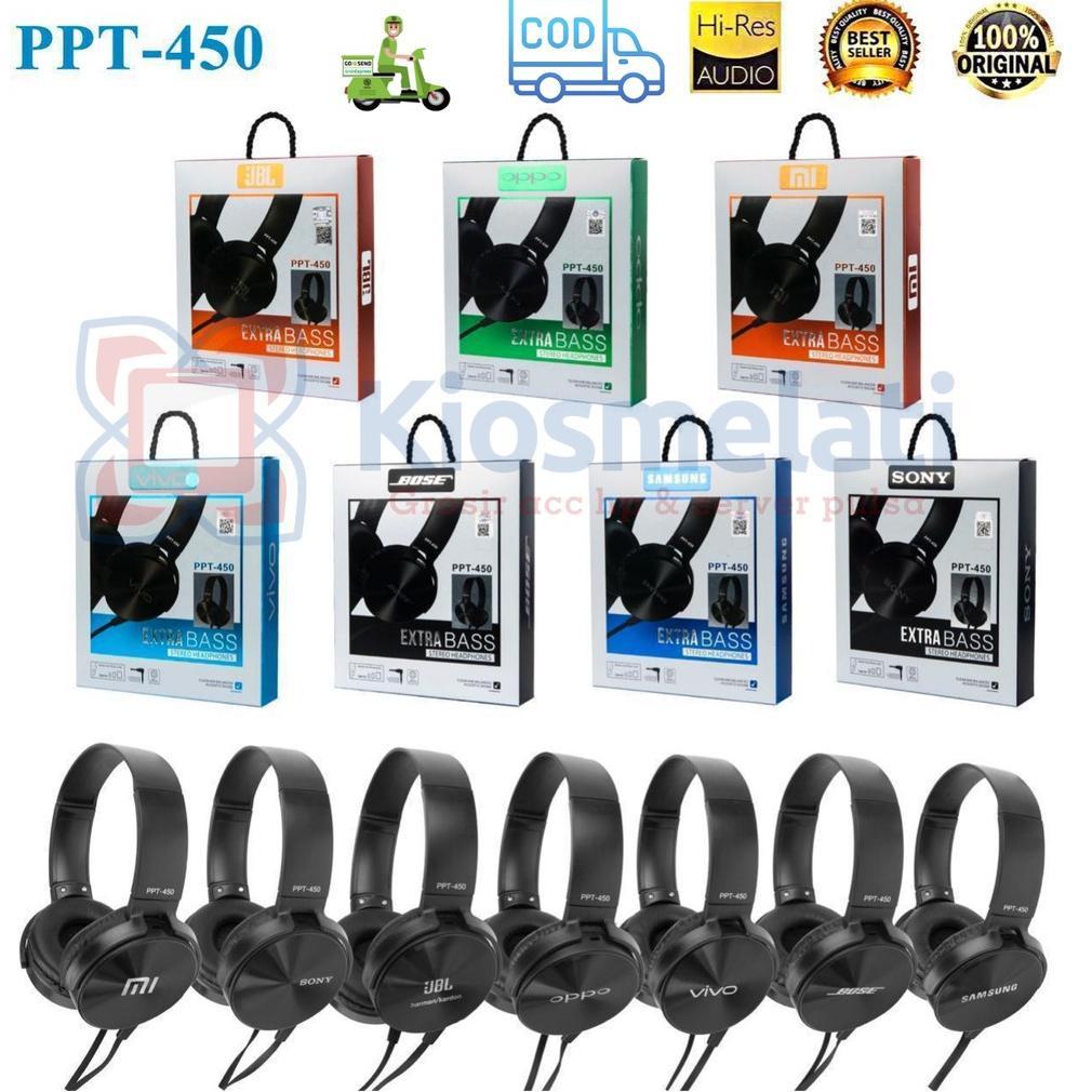 Hot Deals Headphone Bando J/Handsfree /Headset Bando Gaming Super Bass Jbl Ppt-450 + Mic/Headset Gam