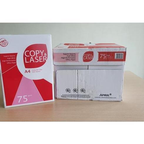 Copy & Laser | Kertas Hvs 1 Rim | A4 | 75 Gsm