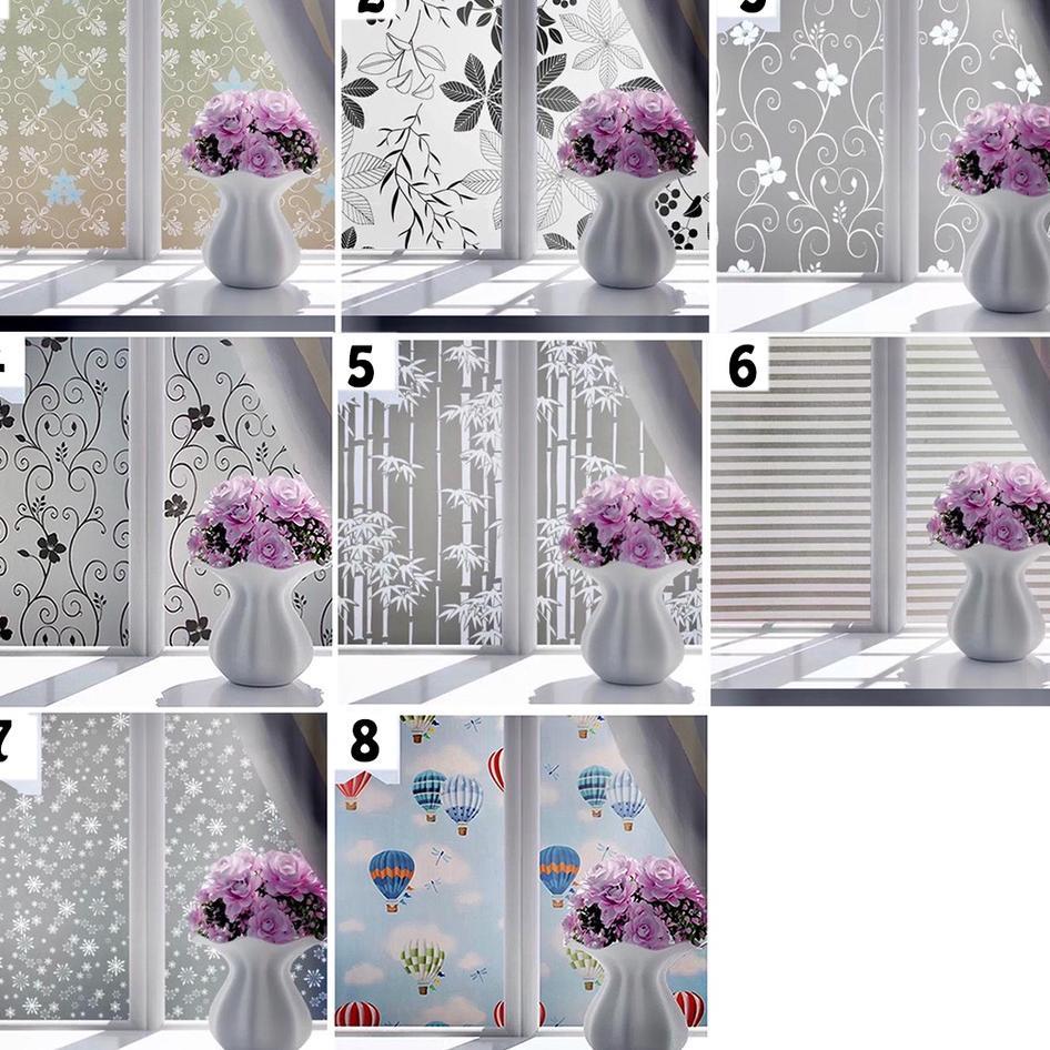Cod Joy Ktb Sticker Kaca 1 Roll 45 Cm X 5 Meter Stiker Wallpaper Sunblast Kaca Film Sand Blast