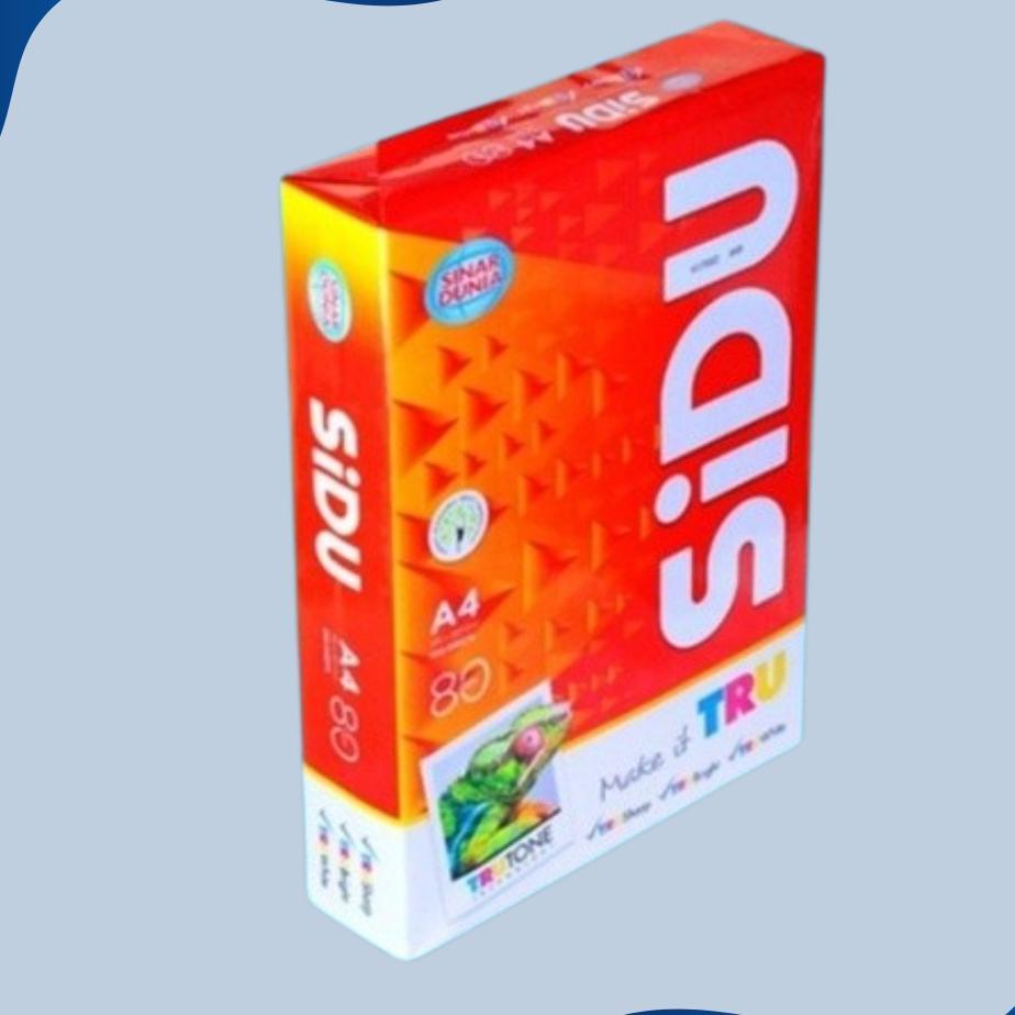 Kertas Hvs Sidu A4 80 Gram  Kertas Hvs A4