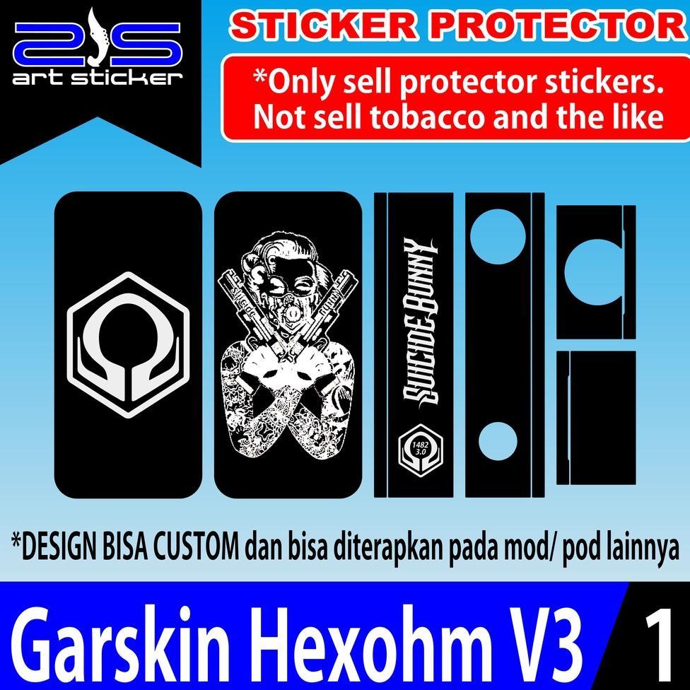 Skin Garskin Vapoor Hexom V3 Design Sesukamu