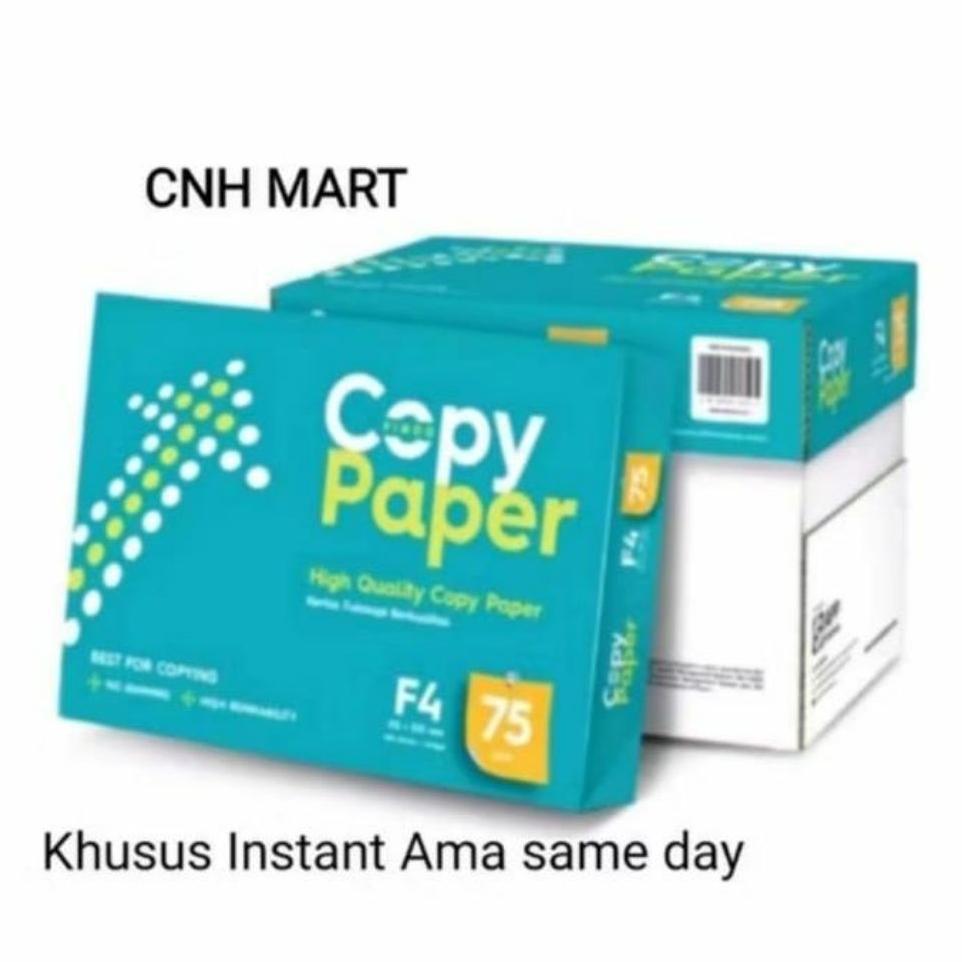 1Dus (5Rim) Kertas Hvs F4 Copy Paper 75 Gram / Harga 1 Dus (5Rim)