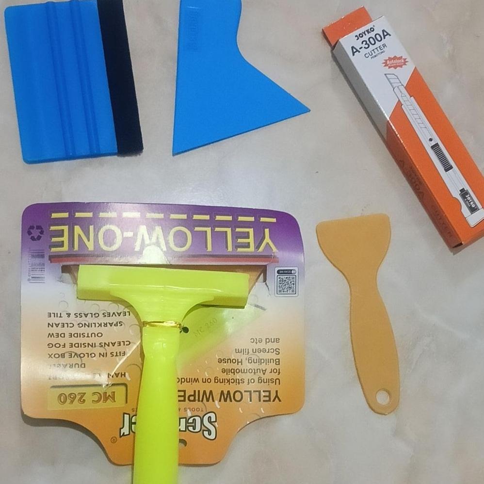 Tool Set/Rakel Set Alat Pasang Stiker, Stiker Kaca Film & Wallsticker