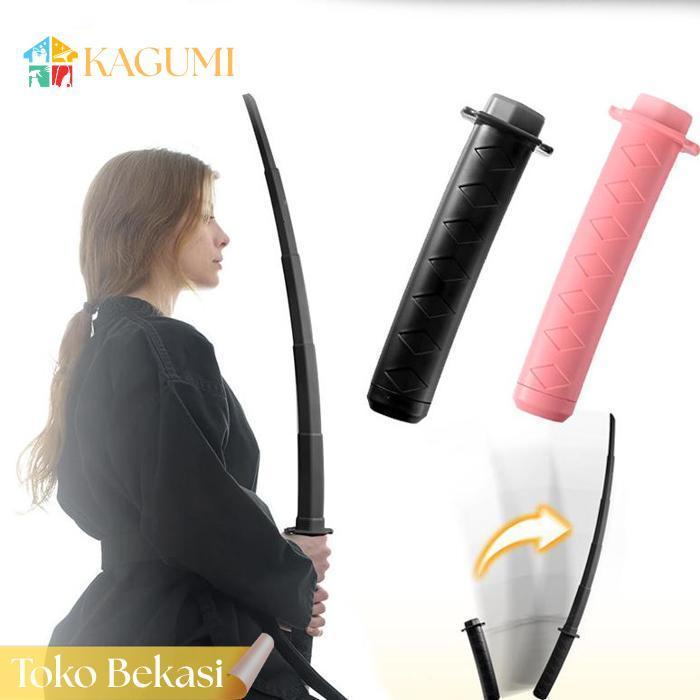 Kagumi Mainan Pedang Lipat Toy Pisau Pisau Gravity Samurai Katana Sword Fidget Retractable Ready Sto