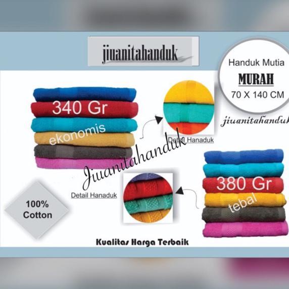 Jh Handuk Mutia Jumbo Ukuran 70X140 (Paling Murah)