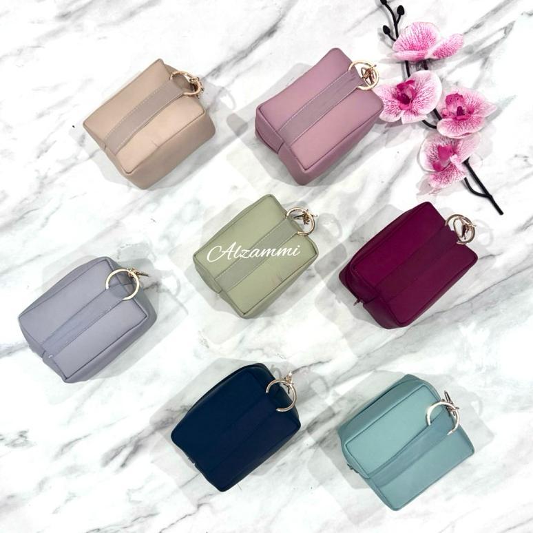 Mukena Treveling Mini Parasut Korea Siera Series Tas Mewah