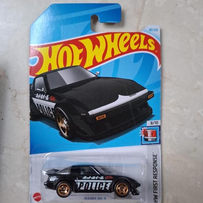 hotwheels mazda rx7 first response hitam