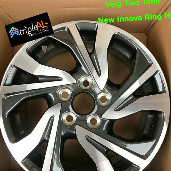FYP VELG VELEK TWO TONE INNOVA REBORN RING 16 ORIGINAL TOYOTA *