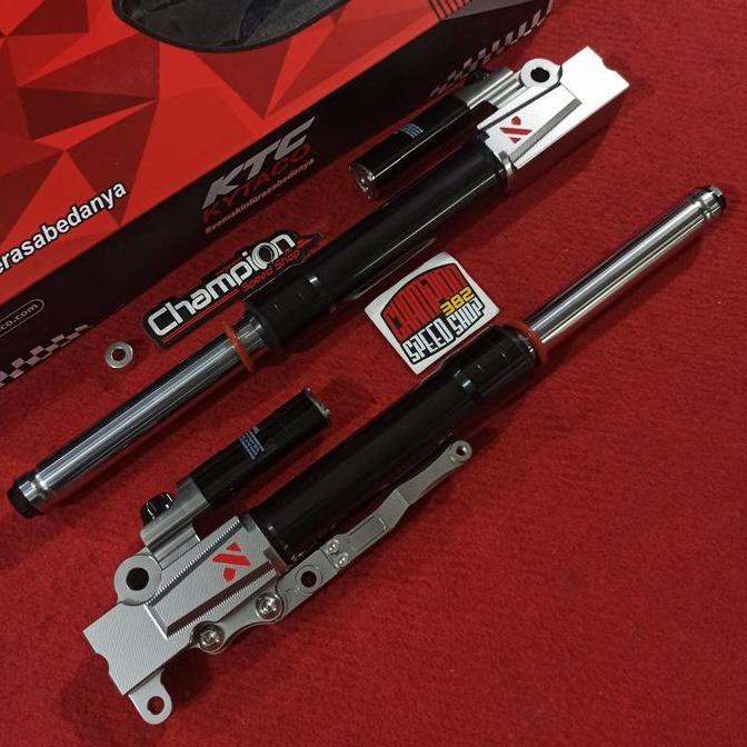 Shock Shockbreaker Depan KTC Kytaco Black Scoopy Beat FI ESP Karbu