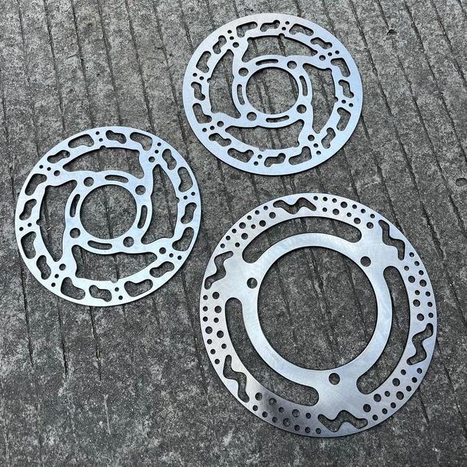 Piringan Cakram Model Tapak Kaki Sunstar Thailand Lebar 190/200/220 Mm Disc Depan Disk Cakram Depan 