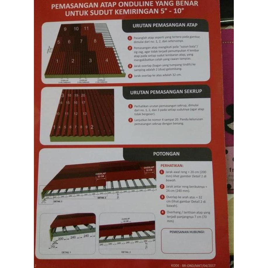 Efni- Onduline Atap Bitumen | Onduline Classic