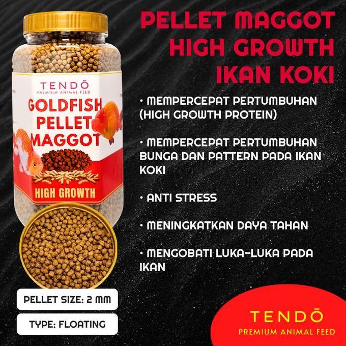 Mycats- Pelet Pakan Makanan Ikan Mas Koki Jumbo Ranchu Color & Growth Booster