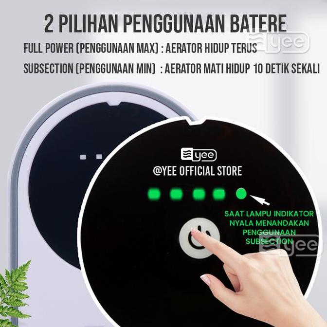 Mycats- Yee - Silent Aerator Ac Dc / Aerator Acdc / Aerator Baterai Charger / Aerator Batere / Aerat