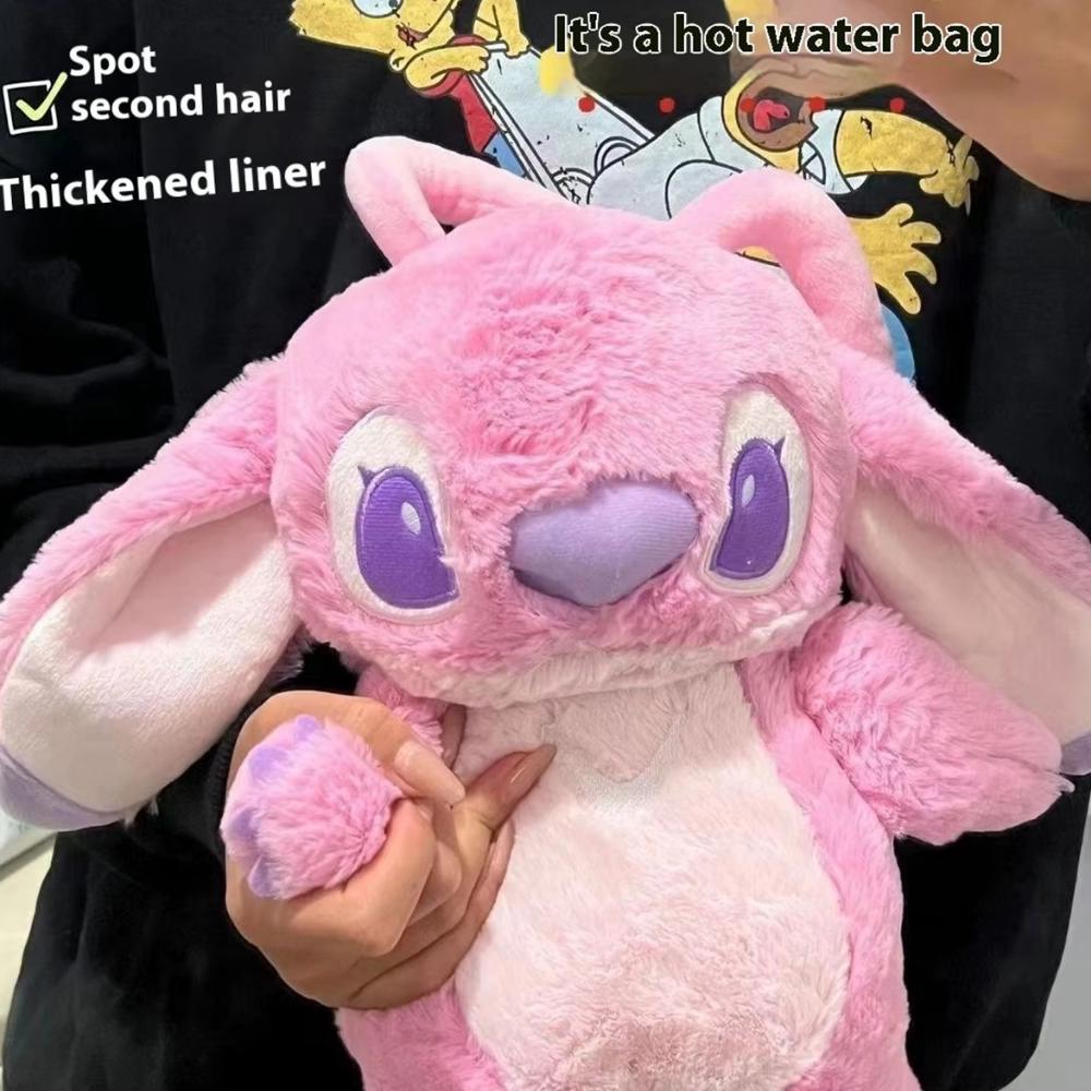 TERBARU Stitch Bantal penghangat perut haid Kantong penghangat tangan Tipe injeksi air Hot Water Bag
