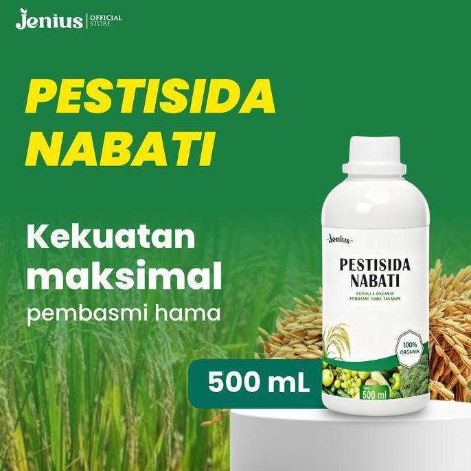 Jenius-Pestisida Nabati Organik 500Ml - Pekatan Untuk Semua Hama Tanaman