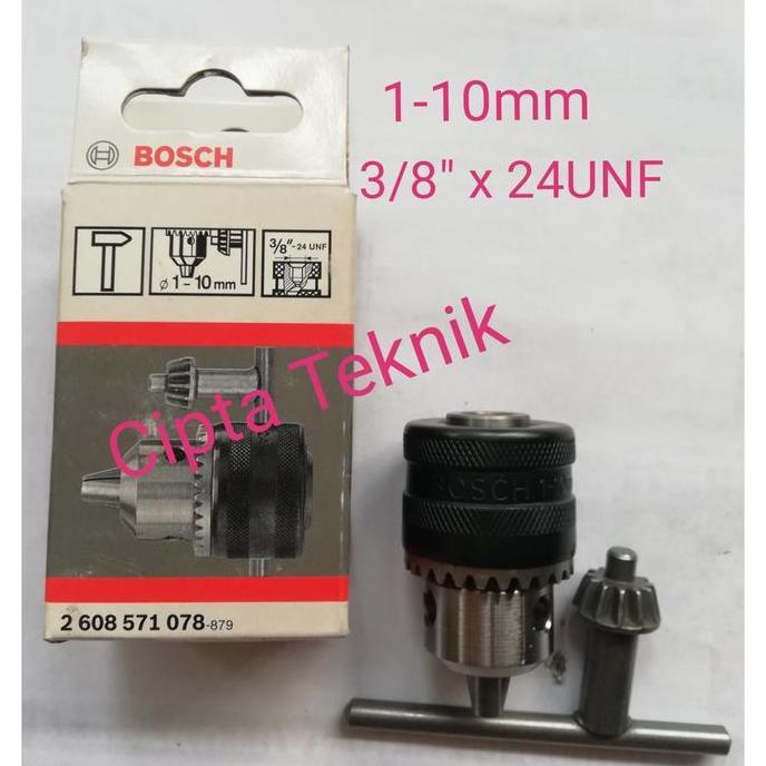KEPALA BOR TANGAN 10MM BOSCH - DRILL CHUCK 10MM BOSCH TERBATAS
