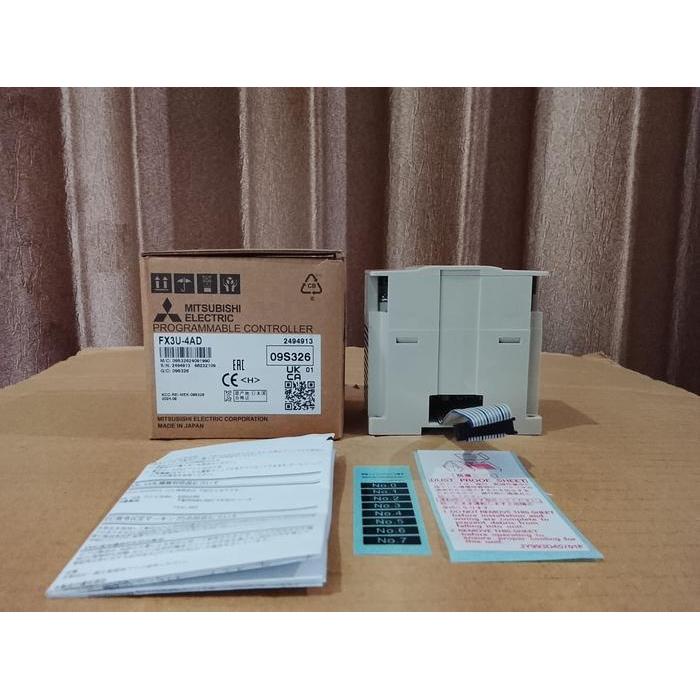 FX3U-4AD PLC MITSUBISHI FX3U4AD FX3U 4AD ANALOG INPUT MODUL ORIGINAL ORIGINAL DAN TERPERCAYA