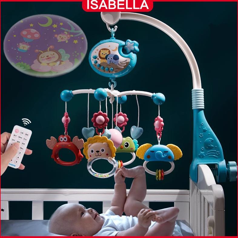 big promo isabella remote control memutar bel tempat tidur / crib bell toys / crib hanging toys / ma