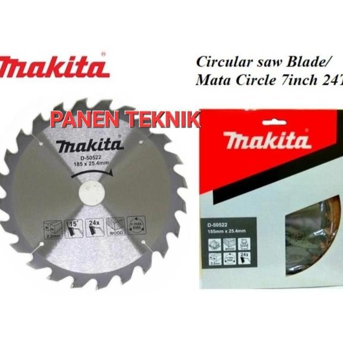 MAKITA SAW BLADE 7X24T MATA POTONG KAYU 7 INCH CIRCULAR SAW 7 X 24T BARU