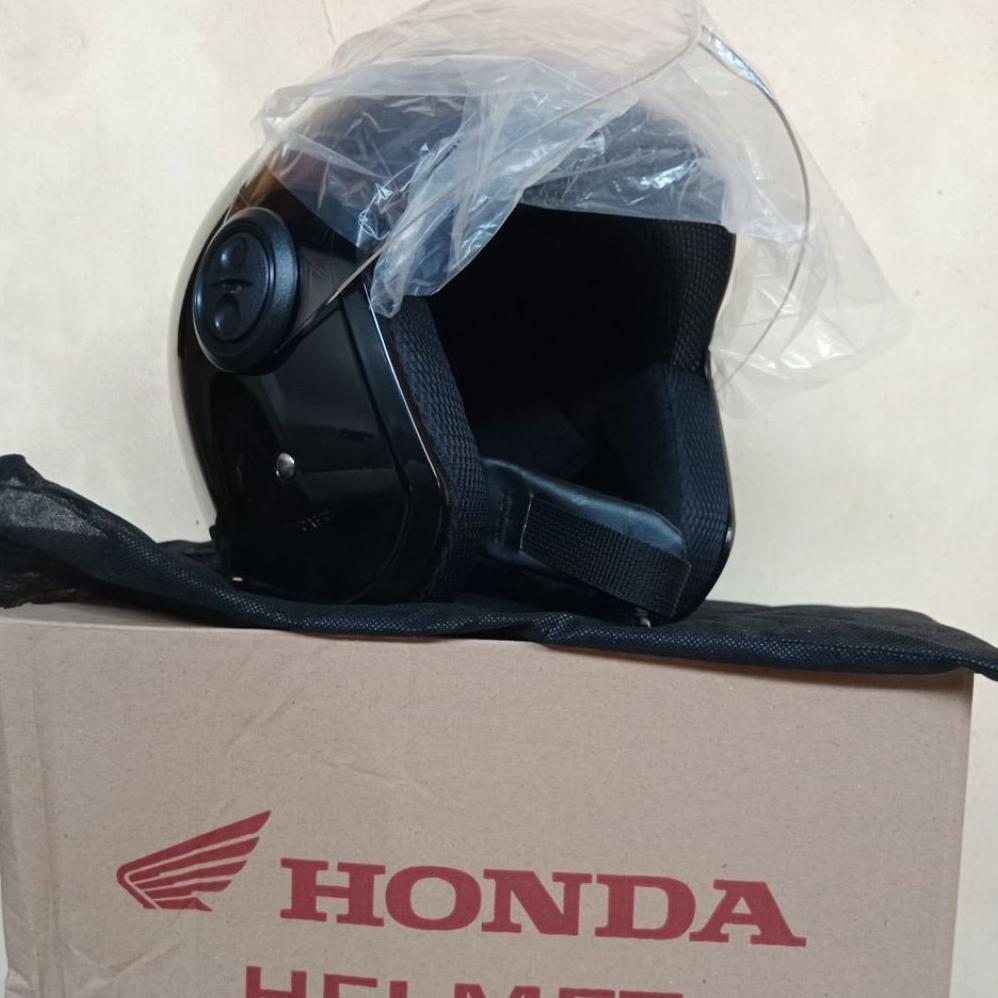 HOT DEALS HELM SCOOPY HITAM ORIGINAL AHM HONDA