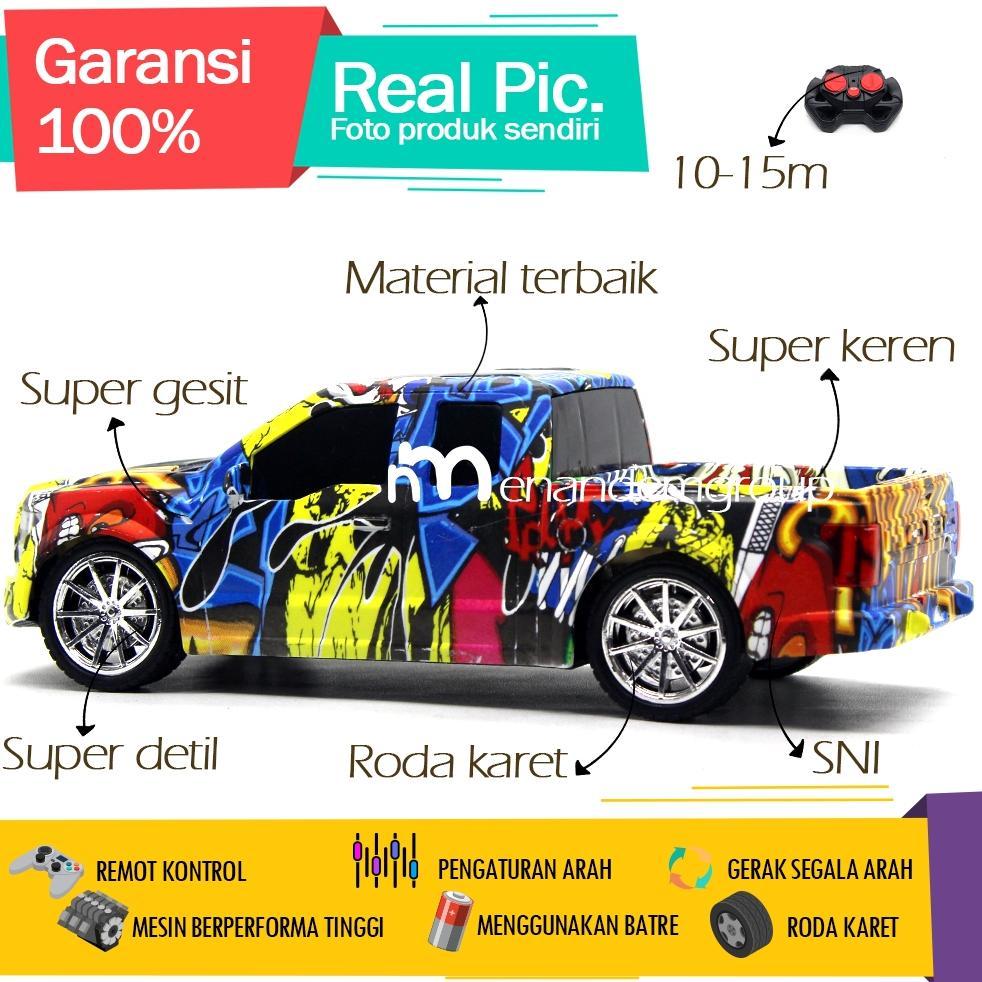 NEW Mainan Mobil Remot Kontrol RC Adventure Car Offroad Double Cabin Trail Monster Model Angkut Bara