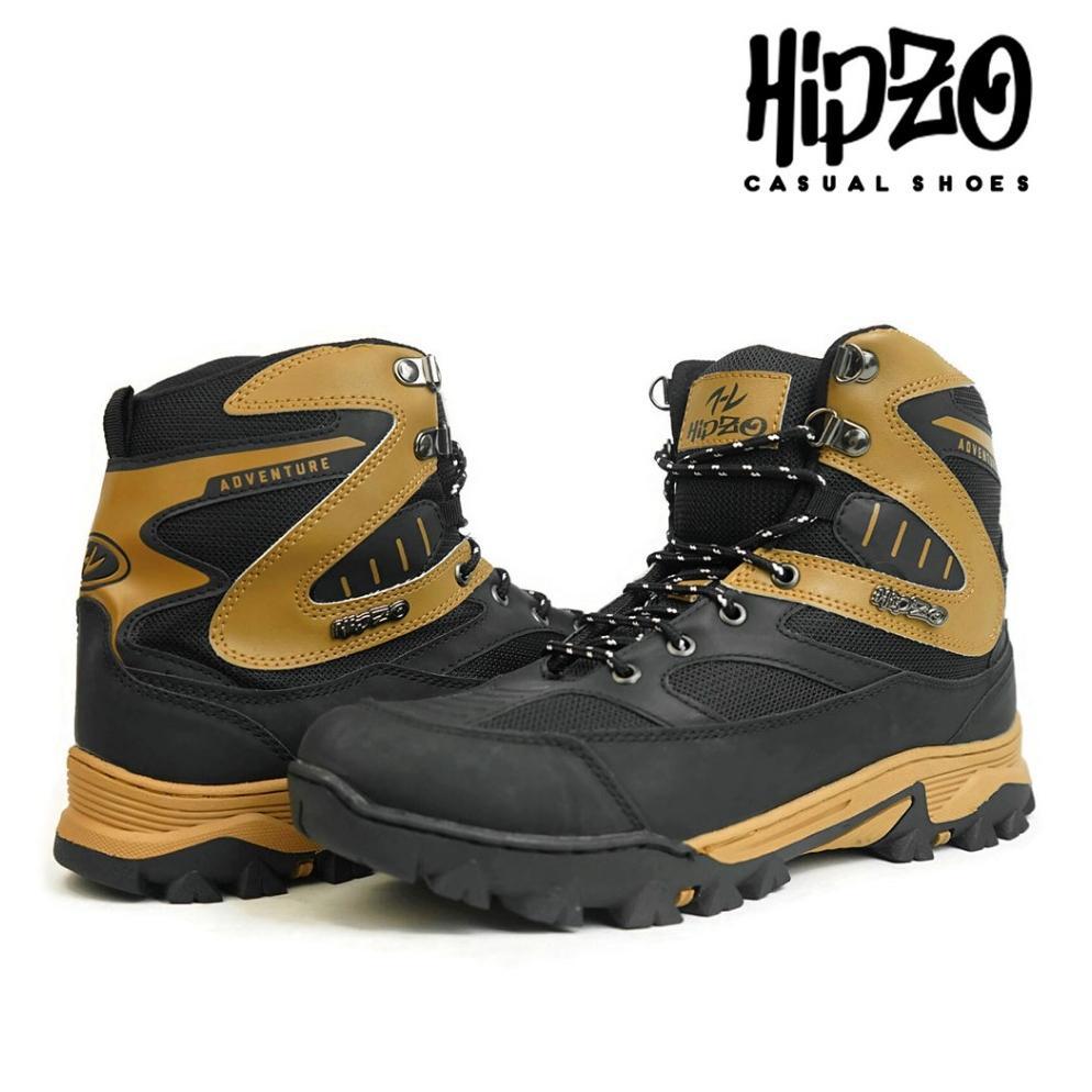 BESTPROMO Sepatu Hiking Hipzo M072 Boots High Quality Untuk Pria Size Jumbo Ori Pendaki