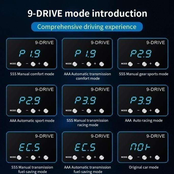 9 Drive Hyundai H1 Pgyback Throttle Controller ECU Remap