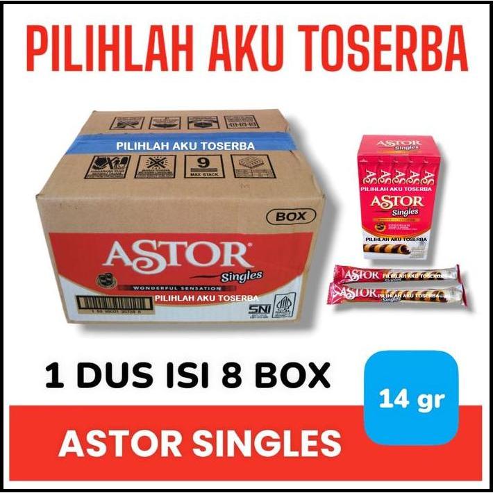Astor Single Astor Singles - ( HARGA 1 DUS ISI 8 BOX )