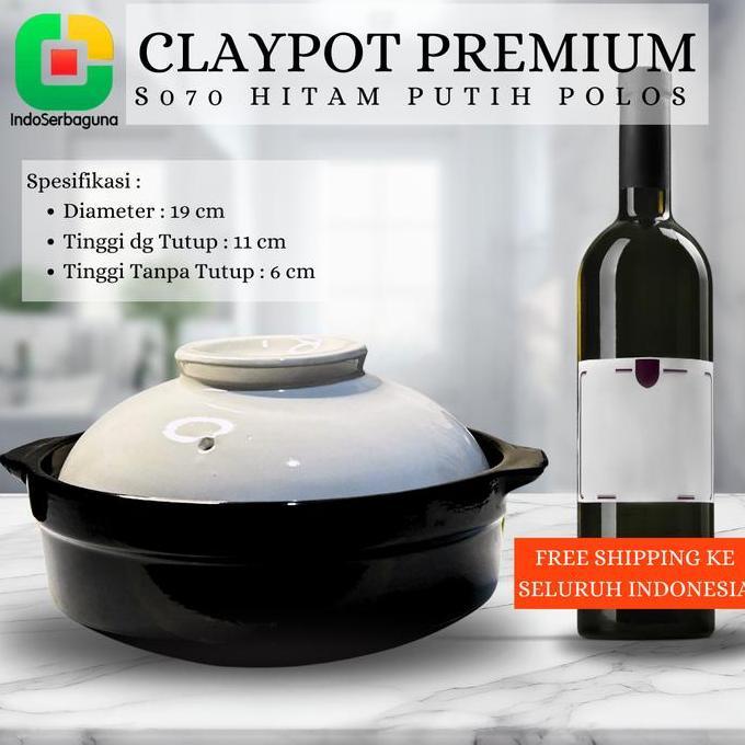 Criktok- Claypot Masak / Panci Tanah Liat/Claypot Sapo Ceper