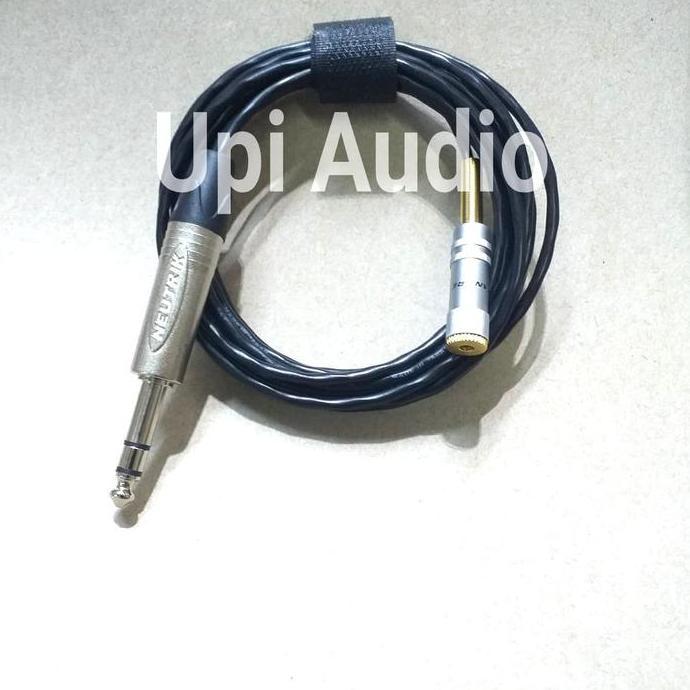 periperwy/ kabel jack aux input jack akai 6.5mm male to 3.5mm female canare 5.m Diskon