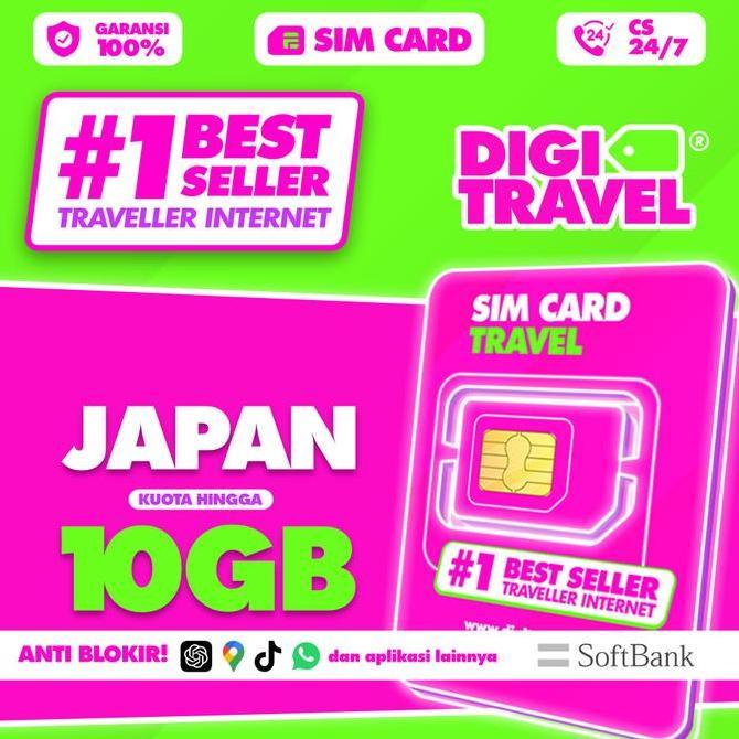 Card - Sim Jepang Provider Lokal Softbank Kuota Besar Data Internet Roaming Travel | Sim Japan Jepan