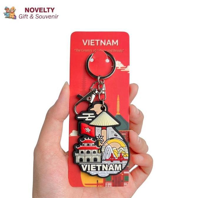 Giftyou- Souvenir Gantungan Kunci Vietnam Oleh Oleh Negara Vietnam