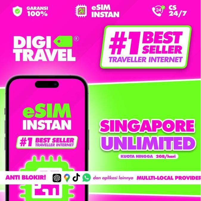 Card - Esim Singapore Singapura Singtel Unlimited Data Internet Roaming | Esim Travel Singapore | Es