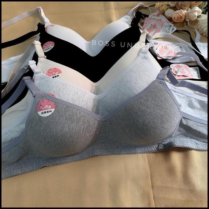 Bra polos tanpa kawat, Sport bra polos, BH ABG katun, BRA katun, BH hitam, BH putih, Bra polos , Fas
