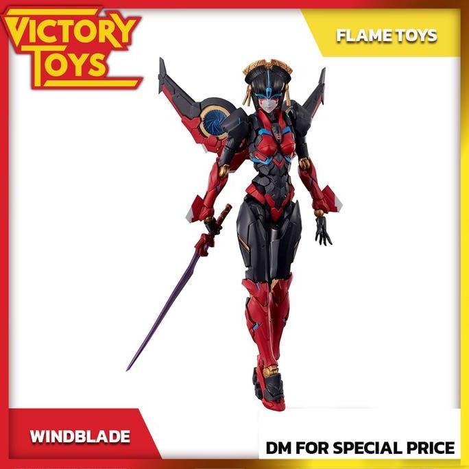 mainan - TRANSFORMERS FURAI MODEL WINDBLADE By Flame Toys Diskon