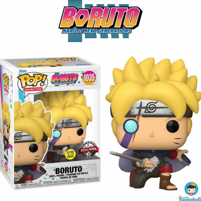 mainan - Funko POP Boruto Naruto Next Generations Boruto Uzumaki w/ Marks Glow Diskon