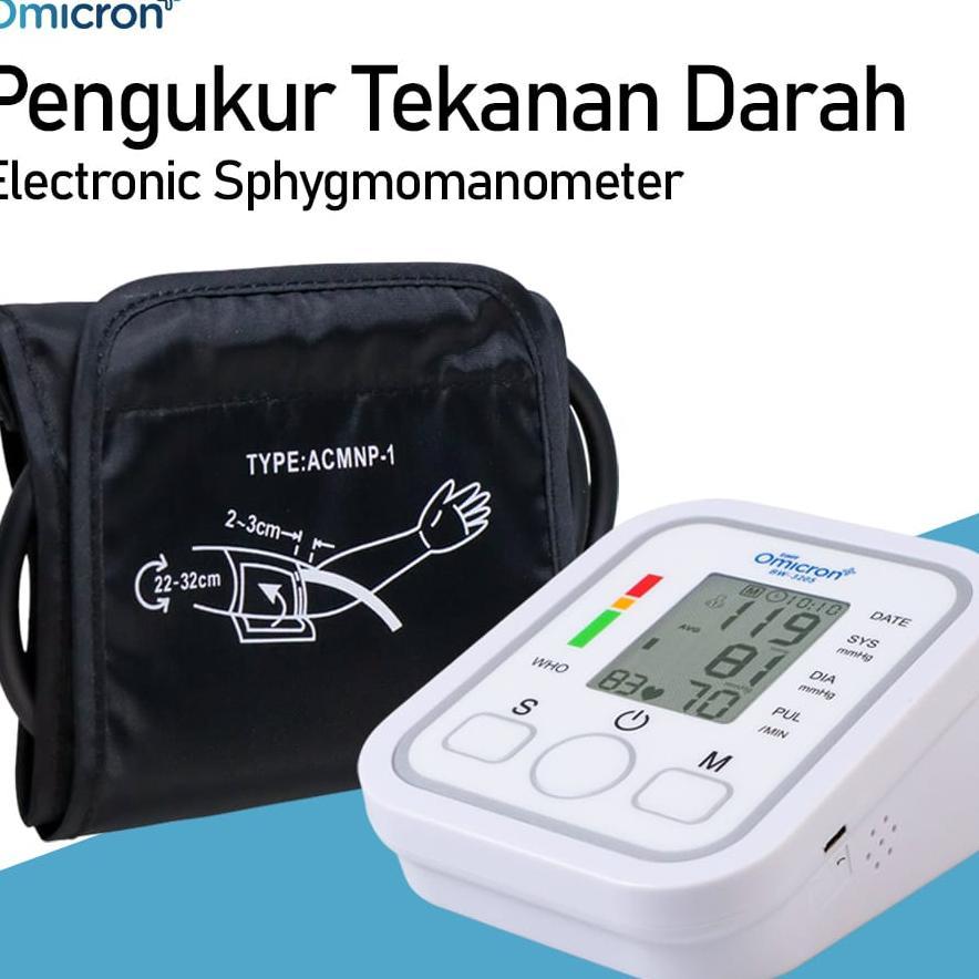 Tensi Digital Omicron Alat Pengukur Tekanan Darah