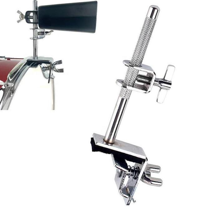 Cowbell Bracket-Snare Drum Cowbell Clamp-Dudukan Cowbell Mounting Bracket