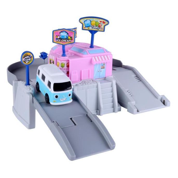 Kittoys- Tayo The Little Bus Tayo City Ice Cream Shop Playset Tyx-219019