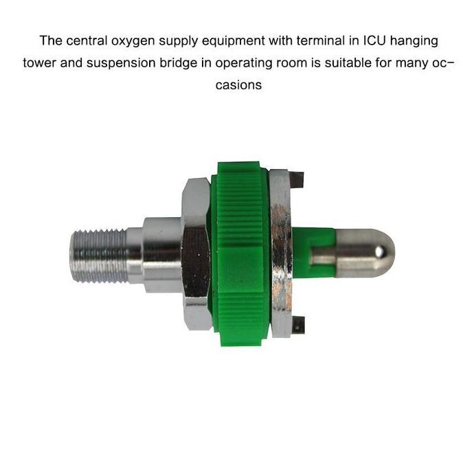 Connector Oksigen Gas Medis/Konektor Gas Penghisap Oksigen