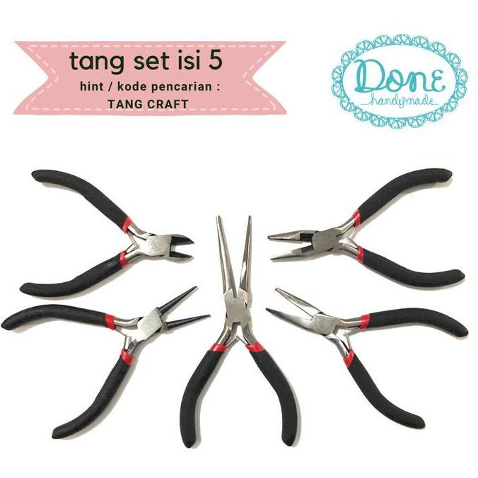 Set- Tang Kecil Tang Craft Tang Kerajinan Tangan Tang Isi 5 Tang