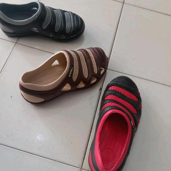 Shoe- Sepatu Sandal Karet Golfer 175 Pria Desa Bahan Pylon Sepatu