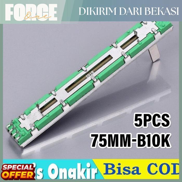 Force One Potensio Geser 7.5 cm fader mixer 10k B103 original Mixer Yamaha Behringer soundcraft Mack