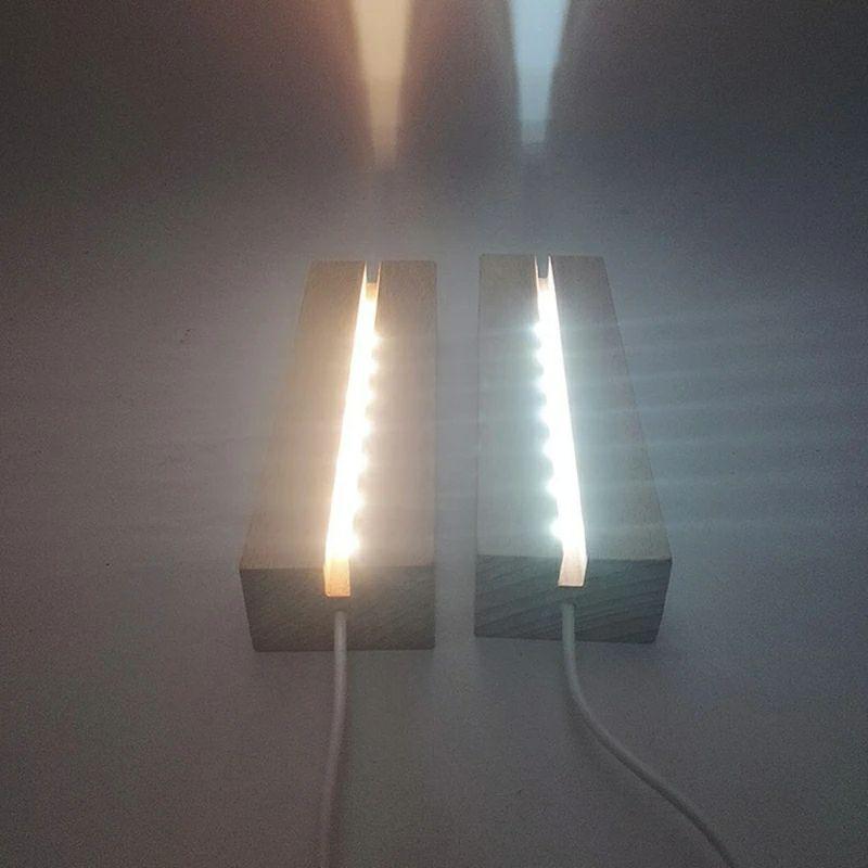 Base Lamp Acrylic A6 / Stand Led Acrylic / Tatakan Lampu Hias Acrylic Led Strip / Lampu Hias Acrylic