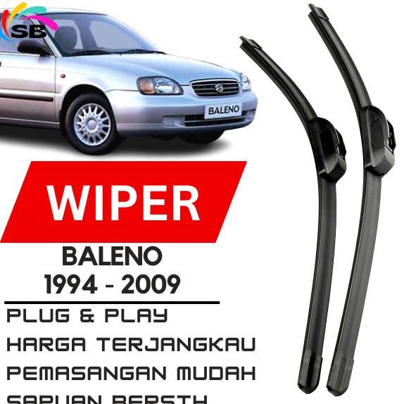 Hot Wiper Baleno 97 Wiper Baleno 2000 Wiper Baleno 2001 Wiper Baleno Old 1994 - 2009 Frameless Depan