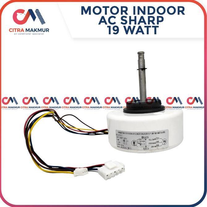 MOTOR INDOOR SHARP 19 WATT AC DINAMO BLOWER 1 2 PK PLASMA CLUSTER KABEL LISTRIK CMO27