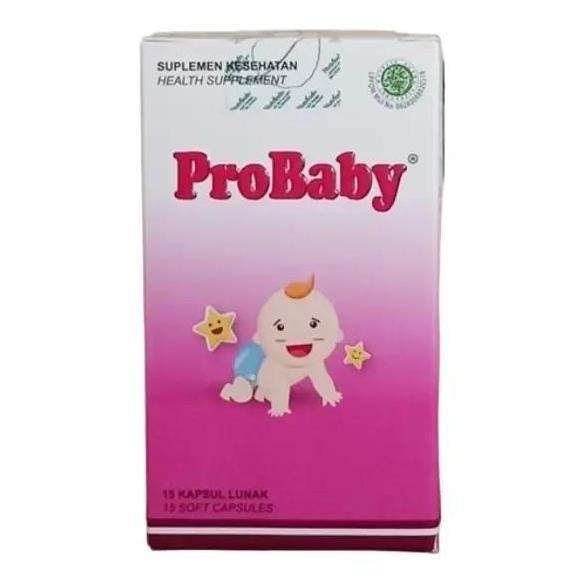 Terlaris Nutrindo Probaby Botol 15 Kapsul - Vitamin Nutrisi Otak Anak Bayi - Dha, Epa, Omega 3