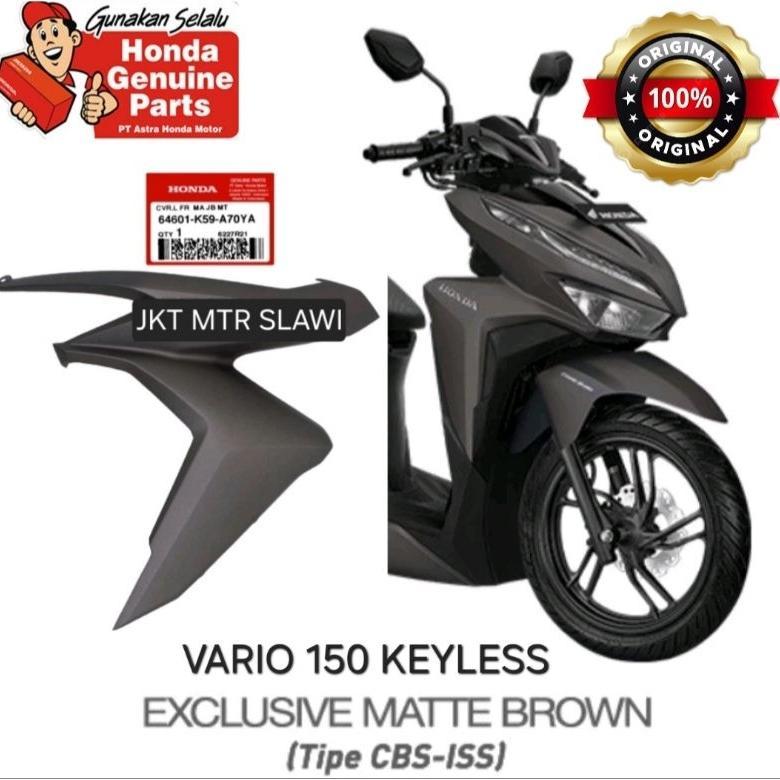 IMPORT 64501/64601 K59 A70YA SAYAP DEPAN R/L VARIO 150 VARIO 125 NEW 2018-2022 COKLAT DOFF HARGA SAT