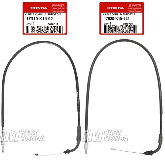17910-K15-921 17920-K15-921 KABEL GAS A B ATAS BAWAH CB 150 R LED 2015 - 2017